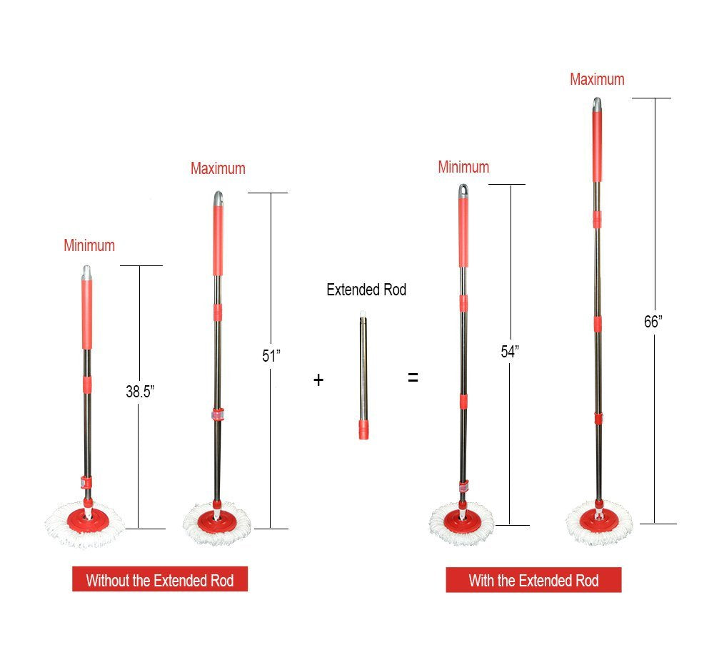 Spin Mop Dada Extension Pole - www.rene.ie